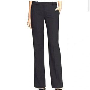 Theory Calvan C Tailor Wool Straight Leg Ankle Cropped Pants Trousers